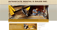 Desktop Screenshot of interstaterentalsandsales.com