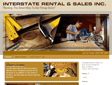 Tablet Screenshot of interstaterentalsandsales.com